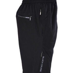 Men | Self Evolution Confidence | Solid Track Pants | Black